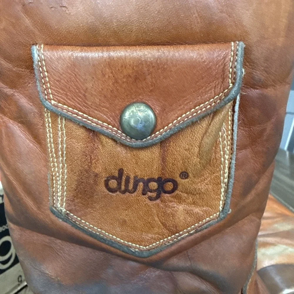 Vintage Dingo Chunky Campus Spy Boots USA Made — Men's 6 D (with Original Box)